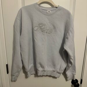 PINK Victoria's Secret baby blue crewneck sweatshirt